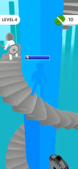 Play Color Down Stairs as an online game Color Down Stairs with UptoPlay