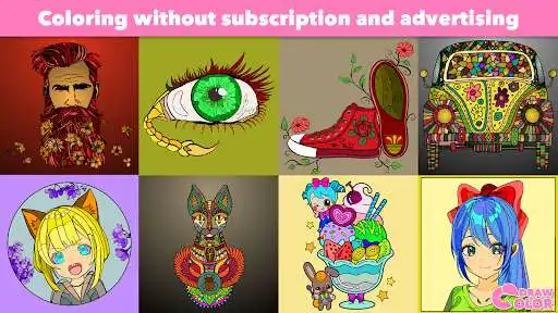 Play Color Draw: Coloring Book  and enjoy Color Draw: Coloring Book with UptoPlay