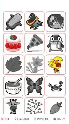 Play Colorear Coloring Book - Block Coloring by number Play Colorear Coloring Book - Block Coloring by number