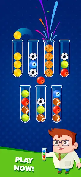 Play Colored Ball Sort Puzzle  and enjoy Colored Ball Sort Puzzle with UptoPlay