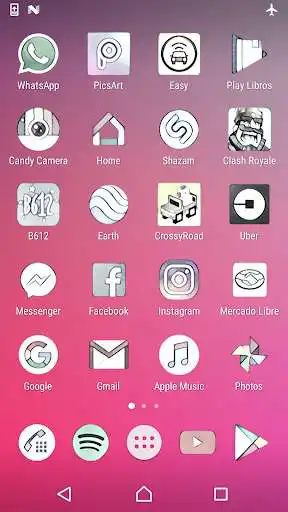Play Colored Chalk - Icon Pack  and enjoy Colored Chalk - Icon Pack with UptoPlay