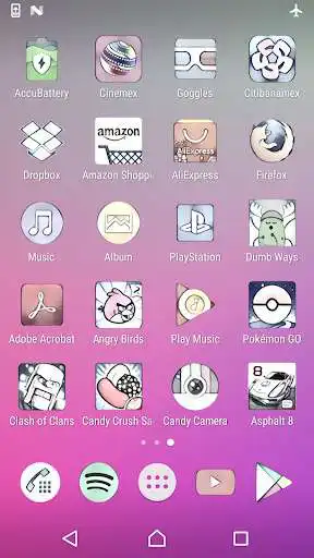 Play Colored Chalk - Icon Pack as an online game Colored Chalk - Icon Pack with UptoPlay