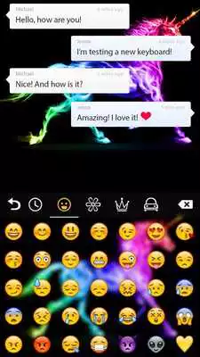 Play Colored Flame Unicorn