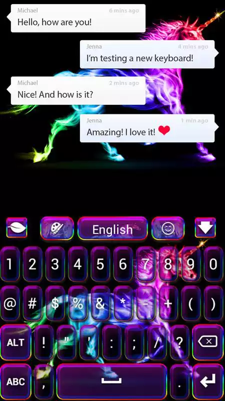 Play Colored Flame Unicorn