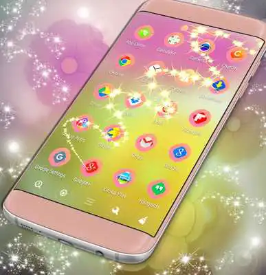 Play Colored Flowers Launcher