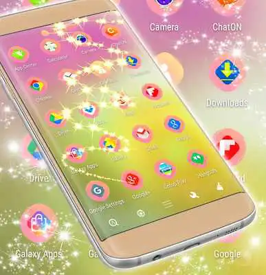Play Colored Flowers Launcher