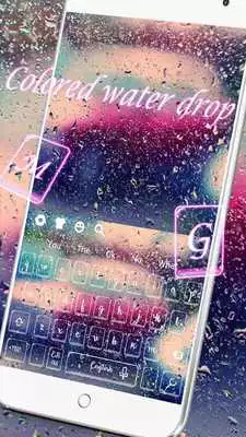 Play Colored Water Drop Keyboard Theme