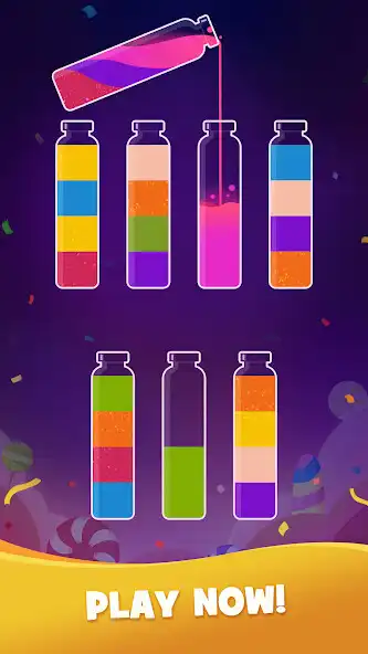 Play Colored Water Sort Puzzle  and enjoy Colored Water Sort Puzzle with UptoPlay