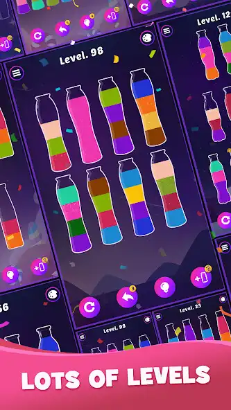 Play Colored Water Sort Puzzle as an online game Colored Water Sort Puzzle with UptoPlay