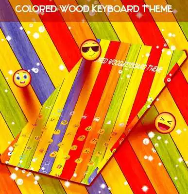 Play Colored Wood Keyboard Theme