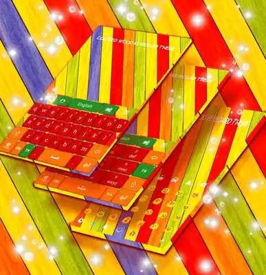 Play Colored Wood Keyboard Theme