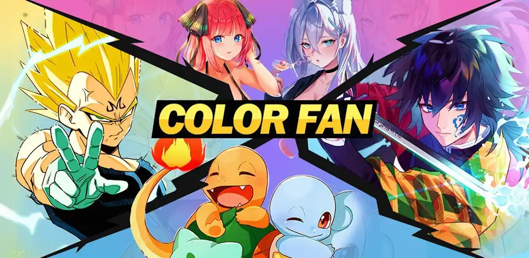 Play Color Fan - Color By Number  and enjoy Color Fan - Color By Number with UptoPlay