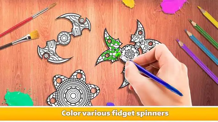 Play Color Fidget Spinner - Zen Mandala Book Play Color Fidget Spinner - Zen Mandala Book