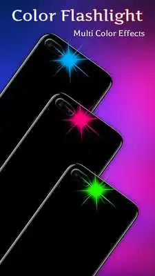 Play Color Flash Light Alert Call  SMS:Torch LED Flash