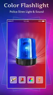 Play Color Flash Light Alert Call  SMS:Torch LED Flash