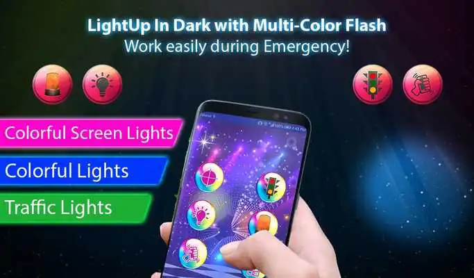 Play Color flashlight: Disco light, color light