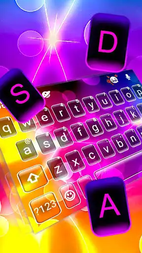 Play Color Flash Lights Keyboard Theme as an online game Color Flash Lights Keyboard Theme with UptoPlay