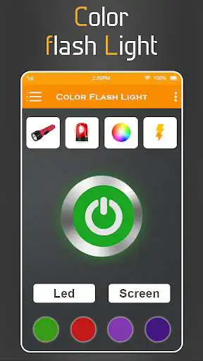 Play Color flash light : Torch LED Light  and enjoy Color flash light : Torch LED Light with UptoPlay