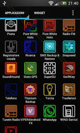 Play APK COLOR FLAT HOLO - ICON FREE  and enjoy COLOR FLAT HOLO - ICON FREE with UptoPlay com.snelfo.temaholocolorfree