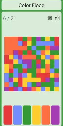 Play Color Flood as an online game Color Flood with UptoPlay