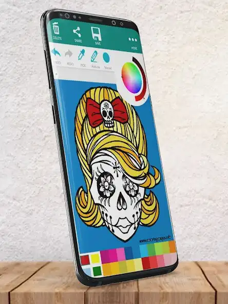 Play ColorFly - Skull ColorBook  and enjoy ColorFly - Skull ColorBook with UptoPlay