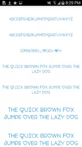 Play Color Fonts for FlipFont #3