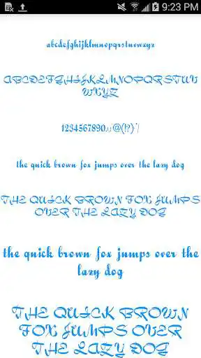 Play Color Fonts for FlipFont #5
