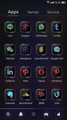 Play Colorful Black II GO Theme