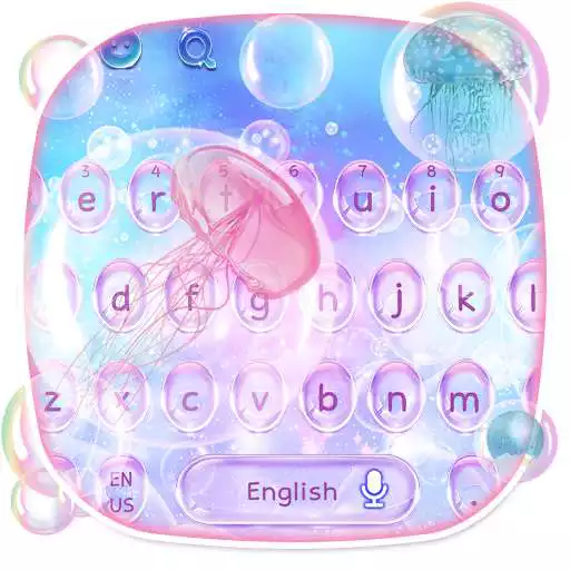 Free play online Colorful bubble keyboard theme APK