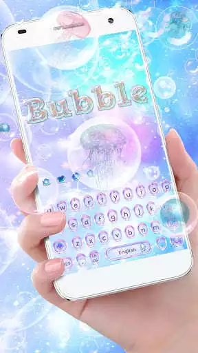 Play Colorful bubble keyboard theme