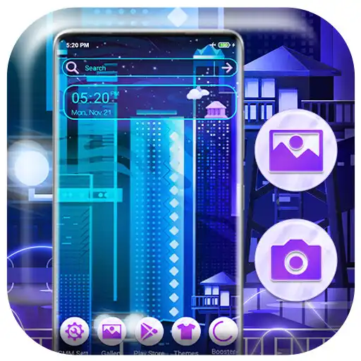 Play Colorful City Skyline Theme APK Play Colorful City Skyline Theme APK