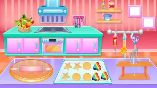 Play Colorful Cookies Cooking