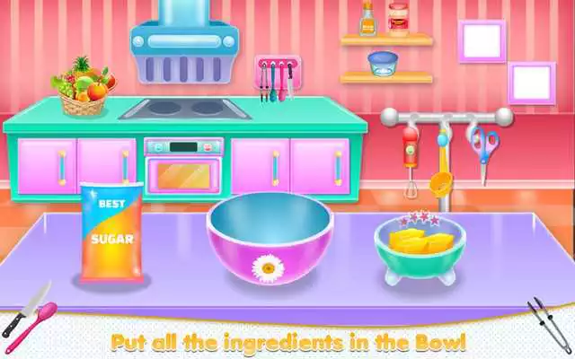 Play Colorful Cookies Cooking