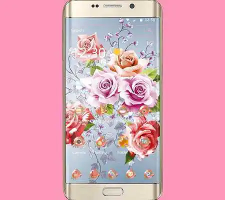 Play Colorful flower wallpaper theme Play Colorful flower wallpaper theme