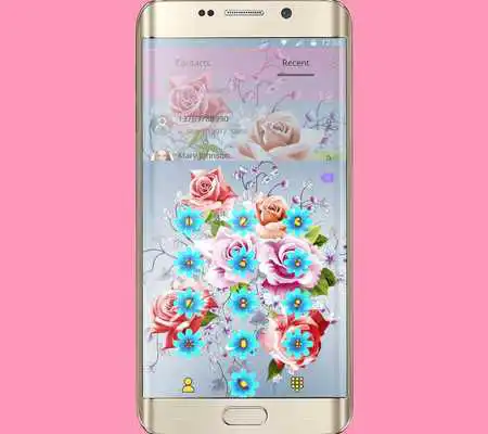 Play Colorful flower wallpaper theme Play Colorful flower wallpaper theme