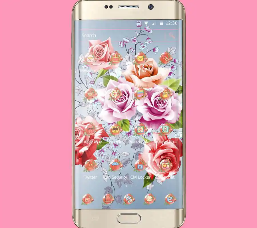 Play Colorful flower wallpaper theme Play Colorful flower wallpaper theme