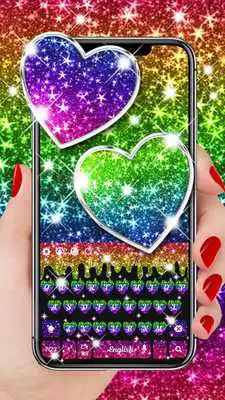 Play Colorful Glitter Heart keyboard
