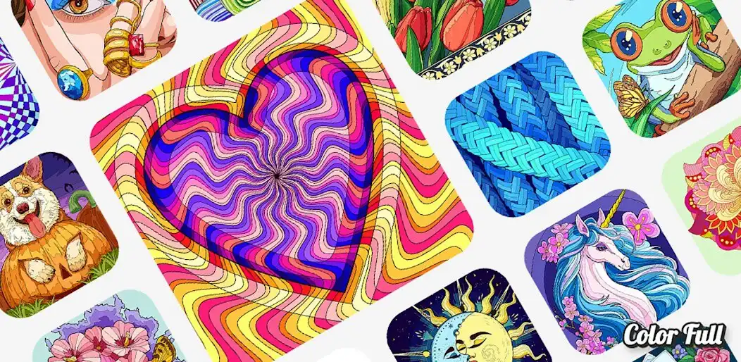 Play Color Full - Coloring Pages as an online game Color Full - Coloring Pages with UptoPlay