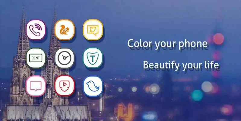 Play Colorful Lines Icon Pack