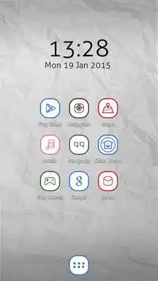 Play Colorful Lines Icon Pack