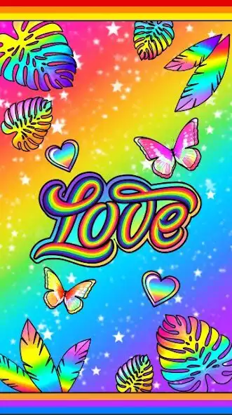 Play Colorful Love - Wallpaper  and enjoy Colorful Love - Wallpaper with UptoPlay