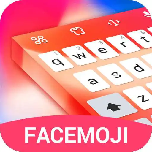 Free play online Colorful Neon Emoji Keyboard for iphone X  APK