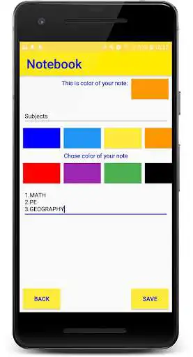 Play Colorful Notepad as an online game Colorful Notepad with UptoPlay