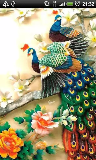 Play ColorFul Peacock LiveWallpaper as an online game ColorFul Peacock LiveWallpaper with UptoPlay