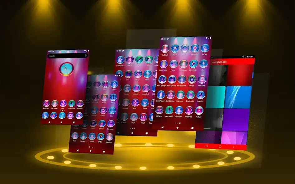 Play Colorful Pixl Glass Icon Pack as an online game Colorful Pixl Glass Icon Pack with UptoPlay