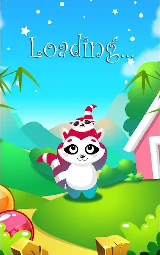 Play Colorful Raccoon Bubbles as an online game Colorful Raccoon Bubbles with UptoPlay