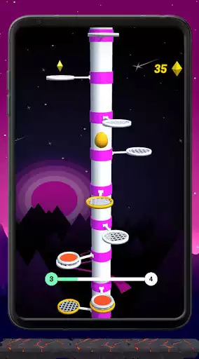 Play Colorful Racket Jump  and enjoy Colorful Racket Jump with UptoPlay