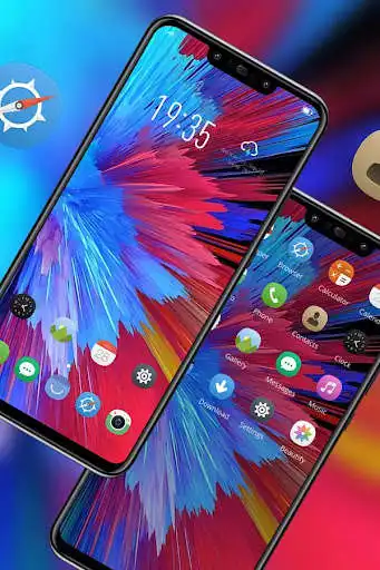 Play Colorful Radiation redmi note 7s theme as an online game Colorful Radiation redmi note 7s theme with UptoPlay