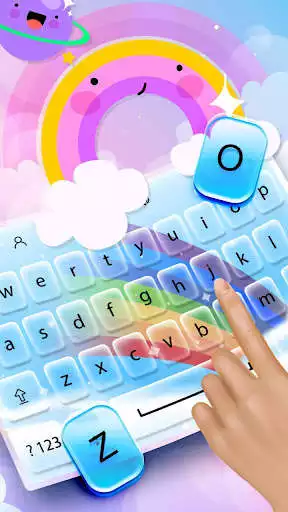 Play Colorful Rainbow KeyboardTheme