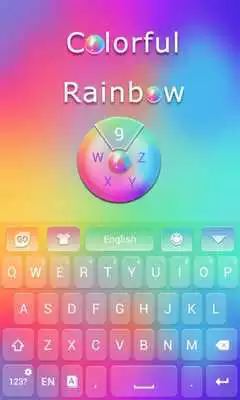 Play Colorful Rainbow KeyboardTheme